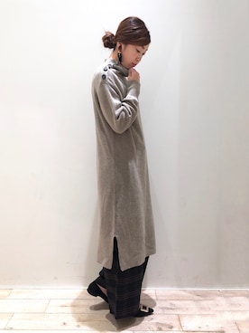 sakiyoさん（レディース・161cm）の冬コーディネート