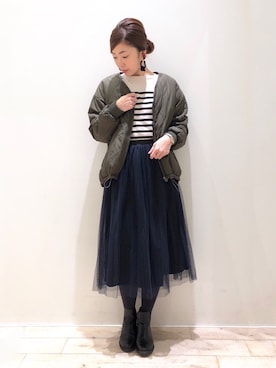 sakiyoさん(レディース・161cm)の冬コーディネート