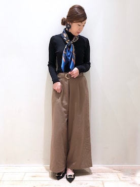 sakiyoさん（レディース・161cm）の冬コーディネート