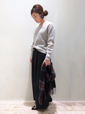 sakiyoさん（レディース・161cm）の冬コーディネート