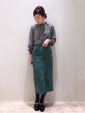 sakiyoさん（レディース・161cm）の冬コーディネート