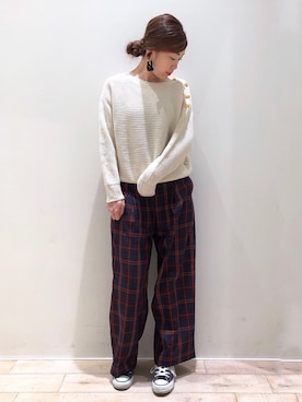 sakiyoさん（レディース・161cm）の冬コーディネート