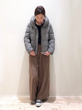 sakiyoさん（レディース・161cm）の冬コーディネート