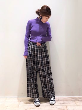 sakiyoさん（レディース・161cm）の冬コーディネート