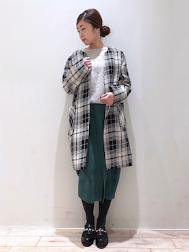 sakiyoさん（レディース・161cm）の冬コーディネート