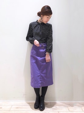 sakiyoさん（レディース・161cm）の冬コーディネート