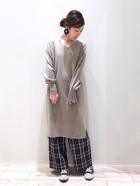 sakiyoさん（レディース・161cm）の冬コーディネート