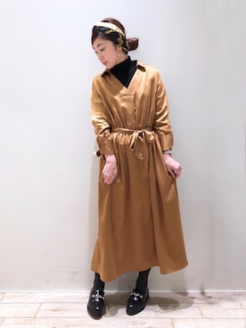 sakiyoさん（レディース・161cm）の冬コーディネート