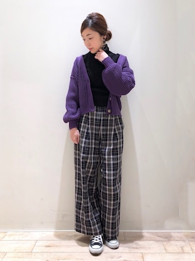 sakiyoさん（レディース・161cm）の冬コーディネート