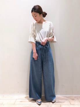 「Editt by YECCA VECCA（エディットバイイェッカヴェッカ）のアイテム」を使った、sakiyoさん（レディース・161cm）の春コーディネート