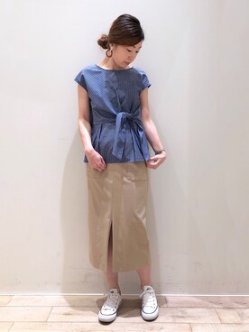 sakiyoさん（レディース・161cm）の春コーディネート