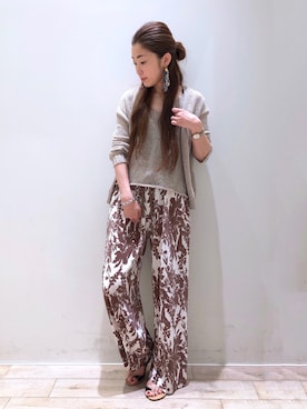 「Eimee Law（エイミーロウ）のアイテム」を使った、sakiyoさん（レディース・161cm）の春コーディネート