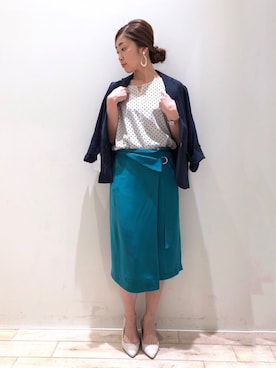 sakiyoさん（レディース・161cm）の春コーディネート