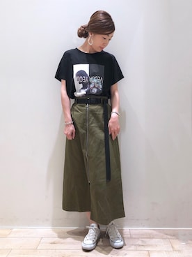 「Editt by YECCA VECCA（エディットバイイェッカヴェッカ）のアイテム」を使った、sakiyoさん（レディース・161cm）の春コーディネート