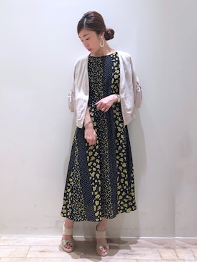 「ウェッジソール」｜「アイテム（その他アウター）」を使った、sakiyoさん（レディース・161cm）の夏コーディネート