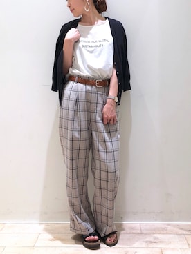sakiyoさん（レディース・160cm）の夏コーディネート
