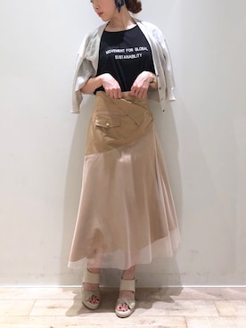 sakiyoさん（レディース・160cm）の夏コーディネート