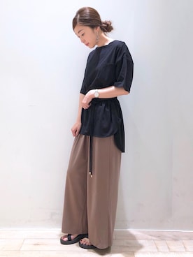 sakiyoさん（レディース・160cm）の夏コーディネート