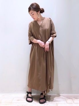 sakiyoさん（レディース・161cm）の夏コーディネート