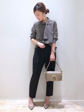 sakiyoさん（レディース・161cm）の秋コーディネート