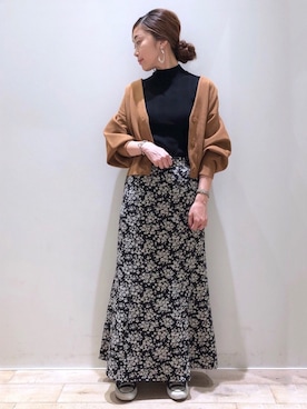 「CONVERSE（コンバース）のCONVERSE コンバース オール スター オックス / ALL STAR OX(BLACK) 32160321（スニーカー）」を使った、sakiyoさん（レディース・161cm）の秋コーディネート