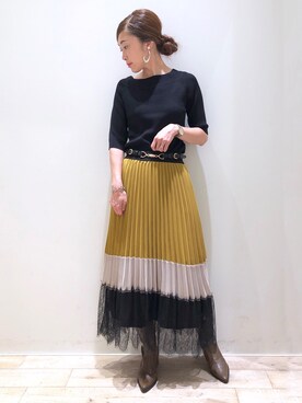 sakiyoさん（レディース・161cm）の秋コーディネート