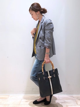 「バンブーバック」｜sakiyoさん（レディース・161cm）の秋コーディネート