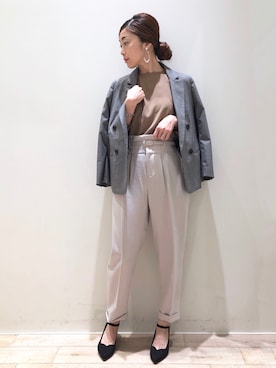 sakiyoさん（レディース・161cm）の秋コーディネート