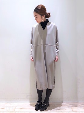 sakiyoさん（レディース・161cm）の秋コーディネート