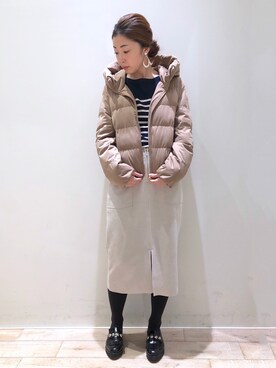 「YECCA VECCA（イェッカヴェッカ）のアイテム」を使った、sakiyoさん（レディース・161cm）の秋コーディネート