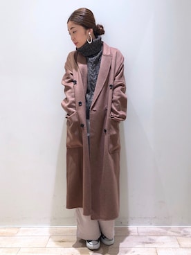 sakiyoさん（レディース・161cm）の冬コーディネート