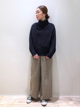 sakiyoさん（レディース・161cm）の冬コーディネート