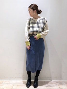 sakiyoさん(レディース・161cm)の冬コーディネート