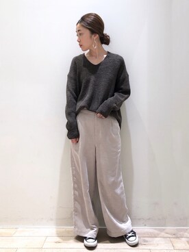 sakiyoさん（レディース・161cm）の冬コーディネート