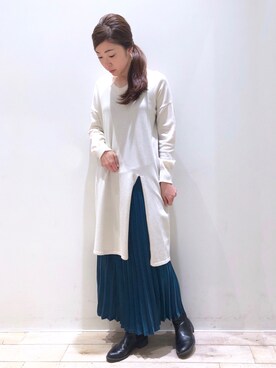 sakiyoさん（レディース・161cm）の冬コーディネート