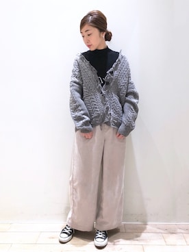 sakiyoさん（レディース・161cm）の冬コーディネート