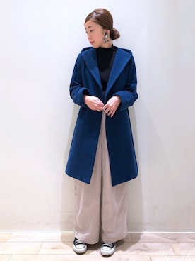 sakiyoさん（レディース・161cm）の冬コーディネート