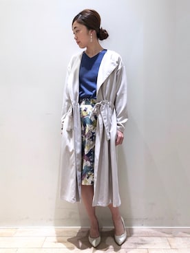 「YECCA VECCA（イェッカヴェッカ）のアイテム（ジャケット/アウター）」を使った、sakiyoさん（レディース・161cm）の冬コーディネート