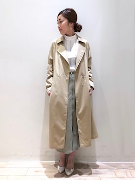 「YECCA VECCA（イェッカヴェッカ）のアイテム（ジャケット/アウター）」を使った、sakiyoさん（レディース・161cm）の冬コーディネート