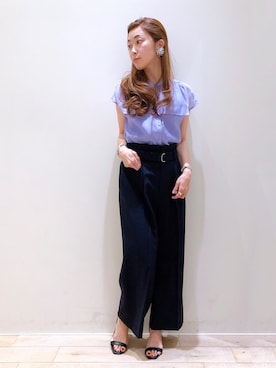 sakiyoさん（レディース・161cm）の夏コーディネート