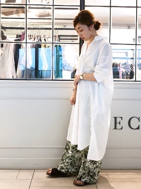 sakiyoさん（レディース・161cm）の夏コーディネート