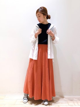 sakiyoさん（レディース・161cm）の夏コーディネート