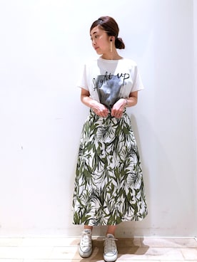 sakiyoさん（レディース・161cm）の夏コーディネート
