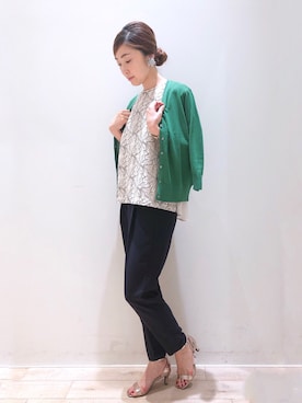 sakiyoさん（レディース・161cm）の夏コーディネート