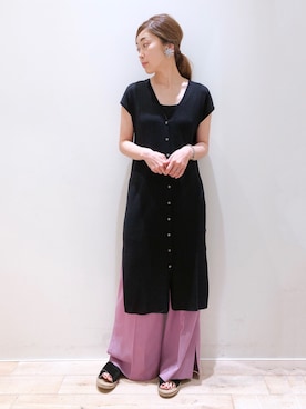 sakiyoさん（レディース・161cm）の夏コーディネート