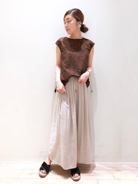 sakiyoさん(レディース・161cm)の夏コーディネート