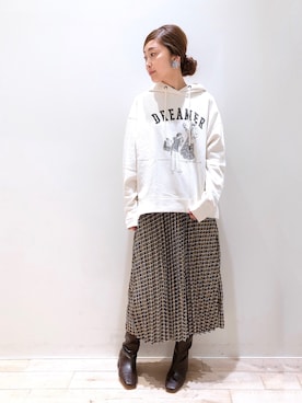 sakiyoさん（レディース・161cm）の秋コーディネート