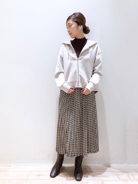 sakiyoさん（レディース・161cm）の秋コーディネート