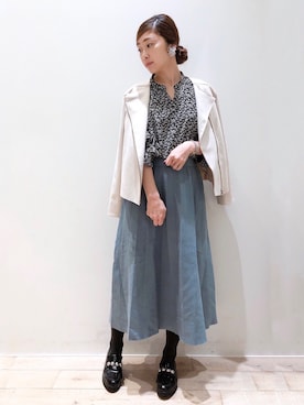 「FABIO RUSCONI（ファビオルスコーニ）のアイテム」を使った、sakiyoさん（レディース・161cm）の秋コーディネート