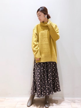 sakiyoさん（レディース・161cm）の秋コーディネート